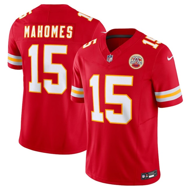 Youth Kansas City Chiefs #15 Patrick Mahomes Red 2023 F.U.S.E. Vapor Untouchable Limited Stitched Jersey